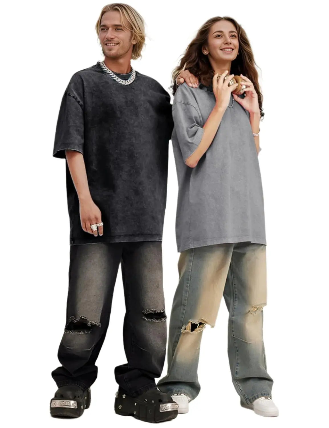 3 - Pack Vintage Oversized Tees – Basili Apparel Co. - Basili Apparel Co.313028554524