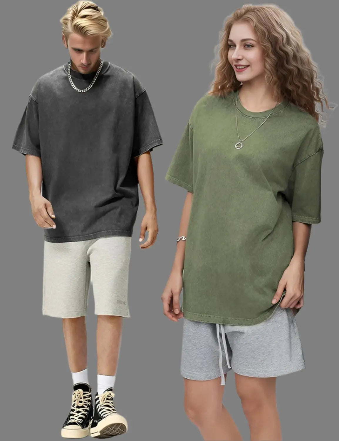 3 - Pack Vintage Oversized Tees – Basili Apparel Co. - Basili Apparel Co.313028554524
