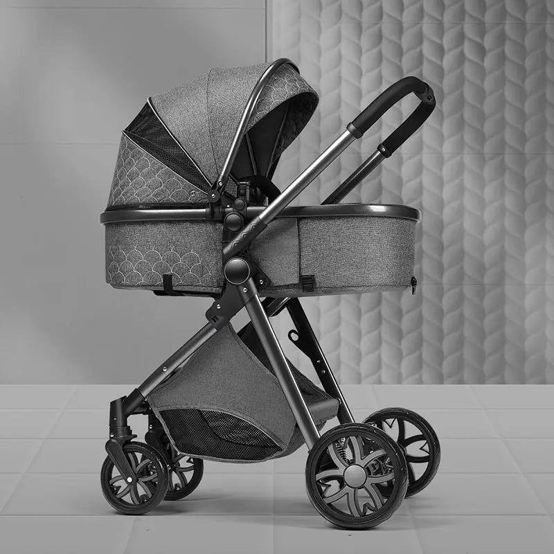 SkyView Glide – Lightweight High Landscape Reversible Baby Stroller - Basili cart