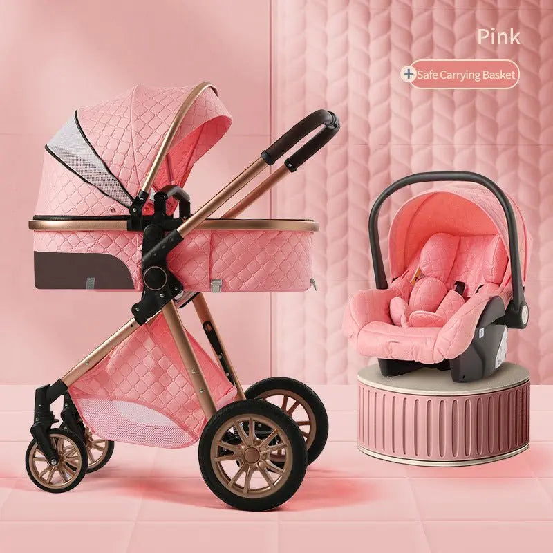 SkyView Glide – Lightweight High Landscape Reversible Baby Stroller - Basili cart