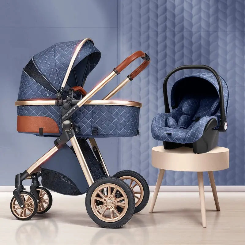 SkyView Glide – Lightweight High Landscape Reversible Baby Stroller - Basili cart