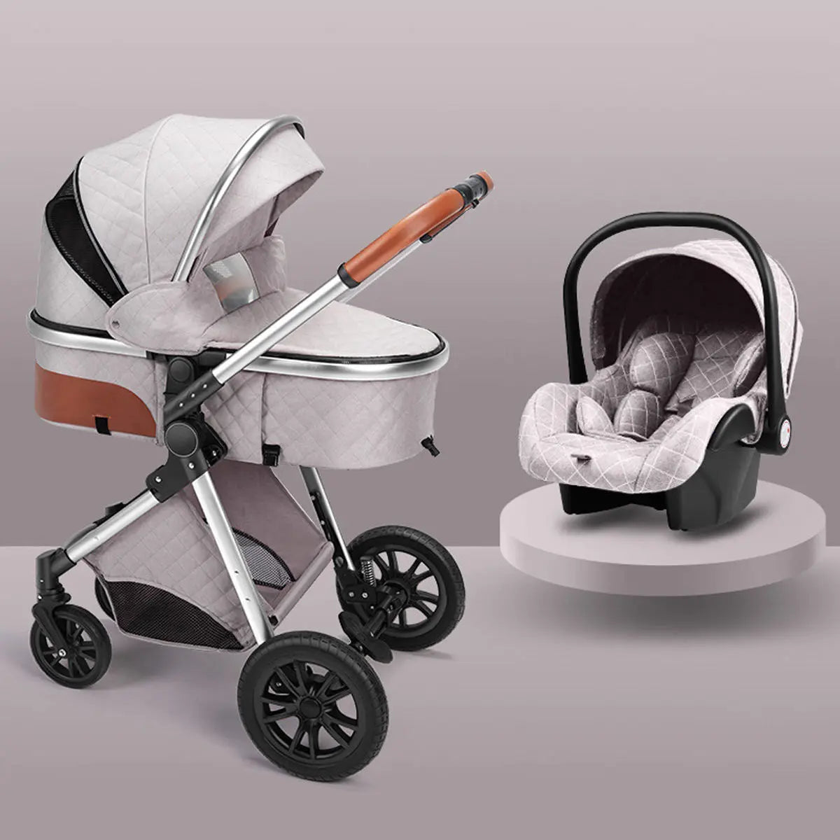 SkyView Glide – Lightweight High Landscape Reversible Baby Stroller - Basili cart