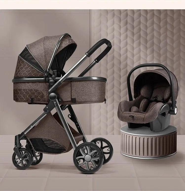 SkyView Glide – Lightweight High Landscape Reversible Baby Stroller - Basili cart