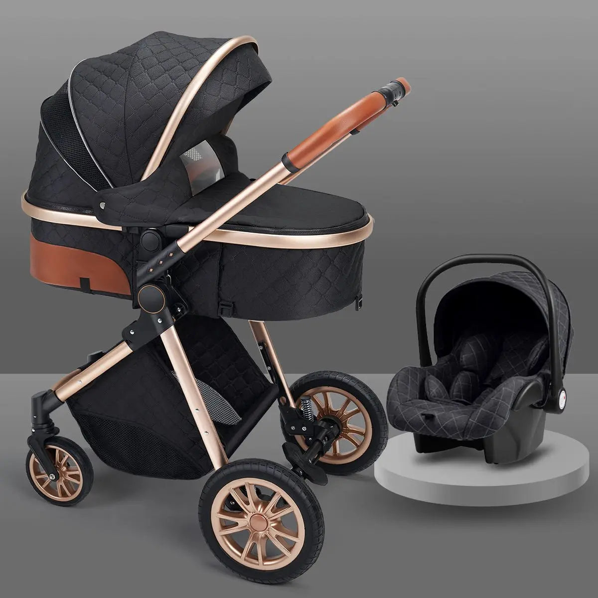 SkyView Glide – Lightweight High Landscape Reversible Baby Stroller - Basili cart