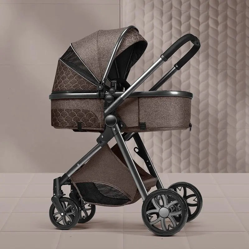 SkyView Glide – Lightweight High Landscape Reversible Baby Stroller - Basili cart