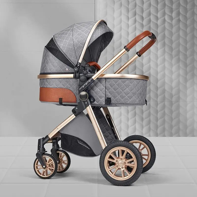 SkyView Glide – Lightweight High Landscape Reversible Baby Stroller - Basili cart