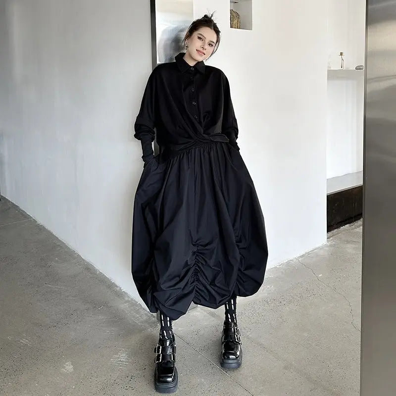 Women’s Spring Mid - Length Cloud Waist Skirt. - Basili cart