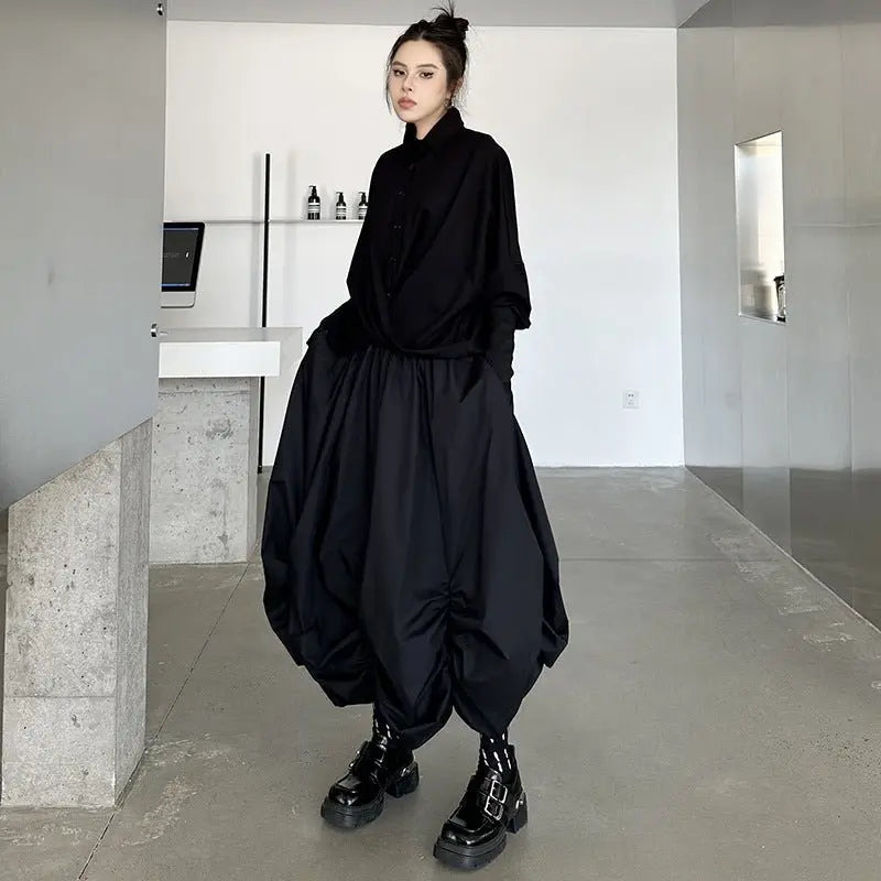 Women’s Spring Mid - Length Cloud Waist Skirt. - Basili cart