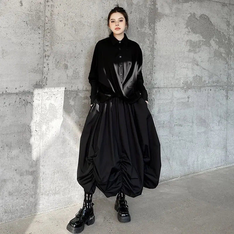 Women’s Spring Mid - Length Cloud Waist Skirt. - Basili cart